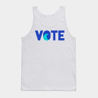 VOTE For The Climate Turn Out Blue Democratic Independent Voters for the Ocean Earth Tank Top